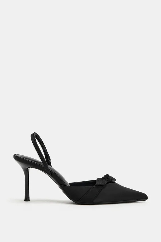 SATIN HIGH-HEEL SHOES | Zara DE