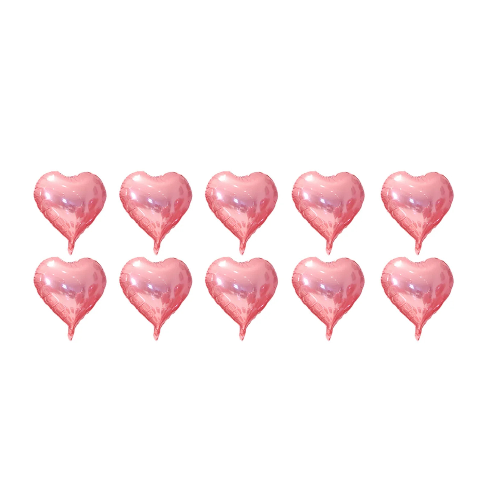 EGNMCR Room Decor, Home Decor, Wall Decor 10pcs Heart Foil Balloons - 18inch Heart Shape Mylar Ba... | Walmart (CA)