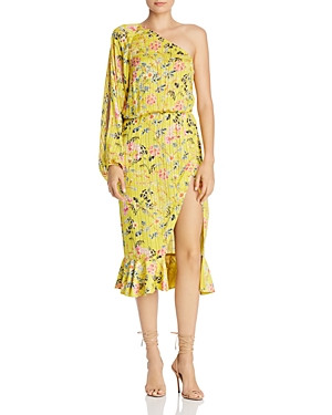 Hemant and Nandita One-Shoulder Floral Blouson Dress | Bloomingdale's (US)