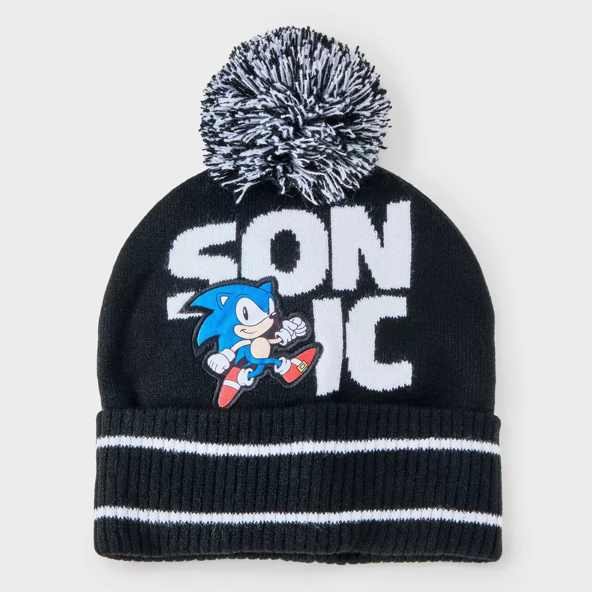 Boys' Sonic The Hedgehog Beanie - Black | Target