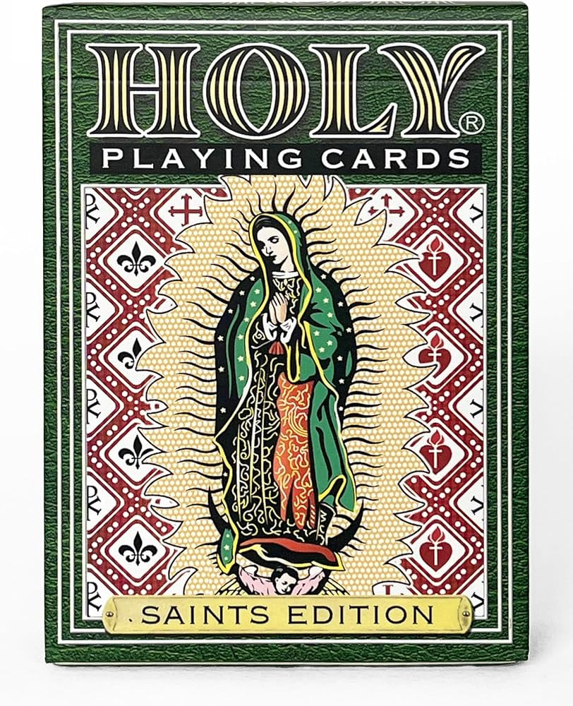 Saints Edition - Catholic Religious Poker Deck with 55 Cards, QR Saint Bios, Holy Spirit Wilds - ... | Amazon (US)