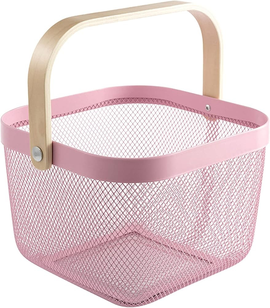 Mesh Steel Storage Organizer Basket, Multi-Functional Metal Wire Hanging Kitchen Baskets Fruit Ba... | Amazon (CA)