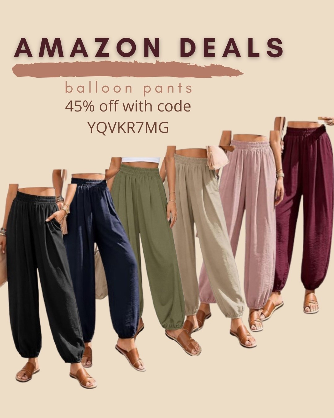 $17 ends 5/13

Amazon fashion
Amazon deals
Balloon pants
Comfy pants

#LTKSaleAlert