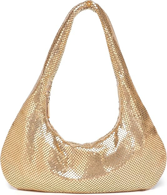 Metallic Evening Bag Small Bling Sparkly Sequin Clutch Purses for Women Dressy Wedding Party Form... | Amazon (US)