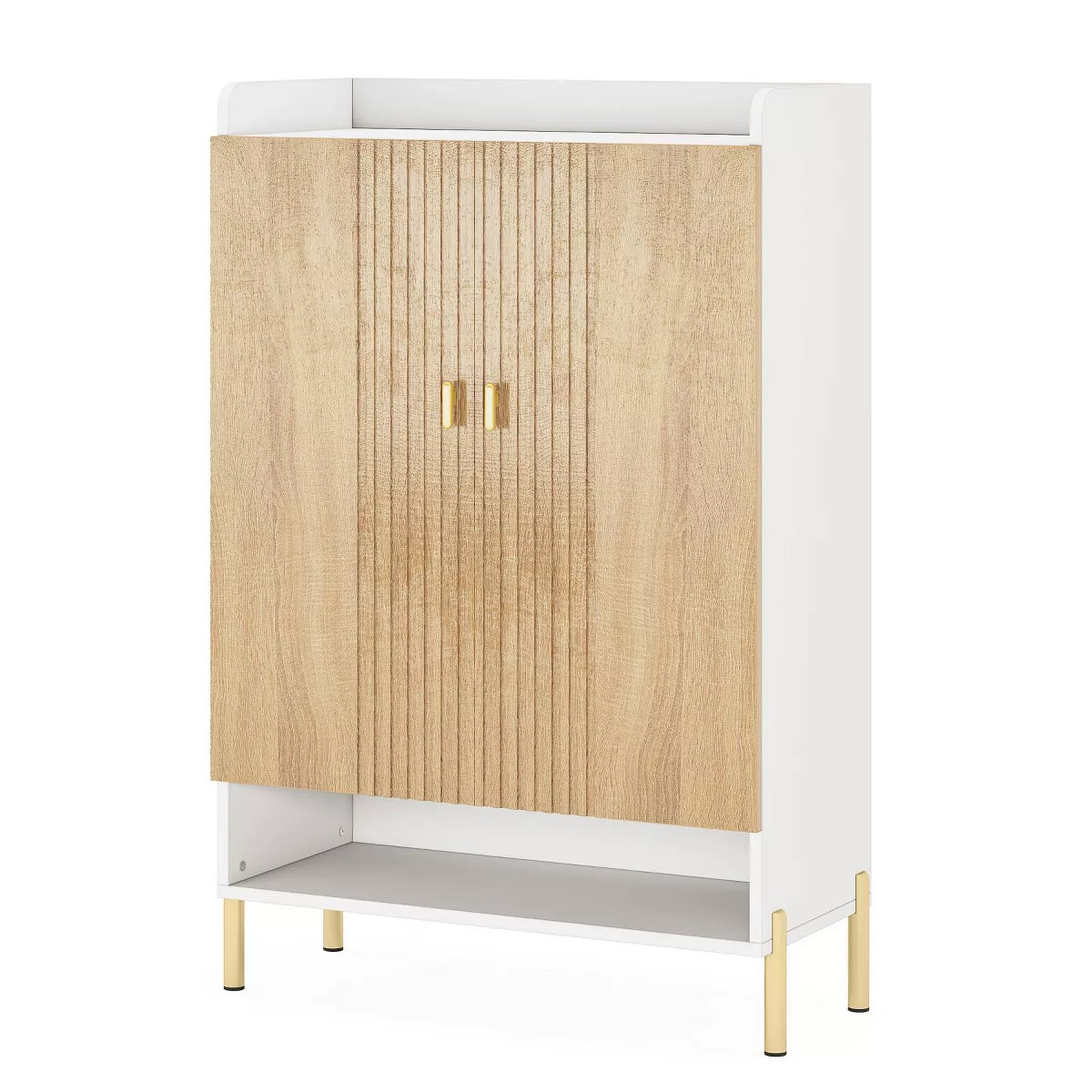 Tribesigns 6-Tier Shoe Organizer Cabinet with Adjustable Shelves, Freestanding Wood Shoe Rack wit... | Target