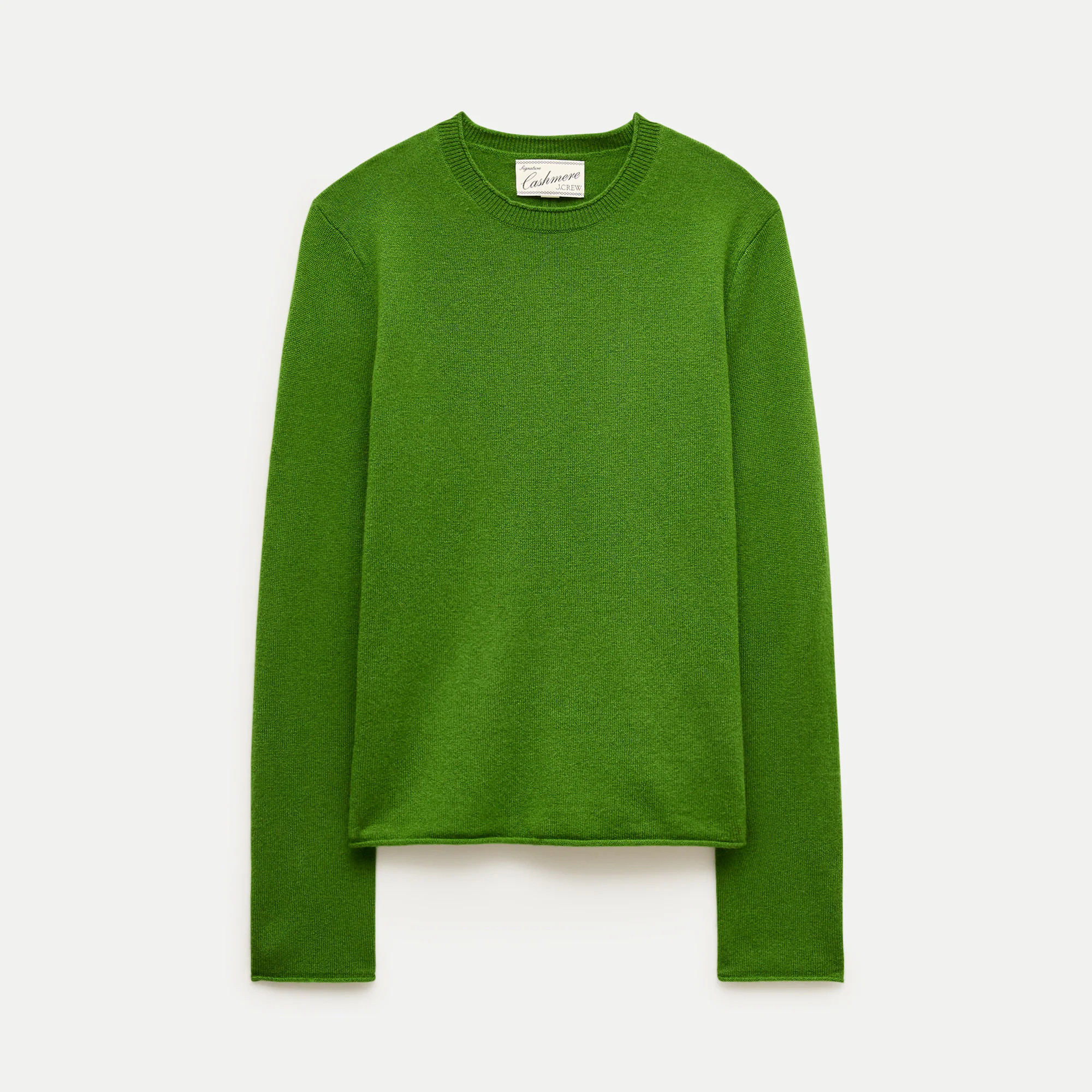 Cashmere rolled-hem pullover | J. Crew US