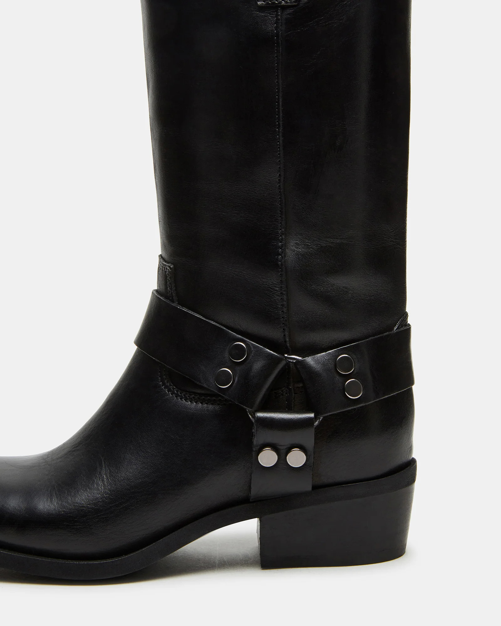 RUSKIN BLACK LEATHER | Steve Madden (Canada)