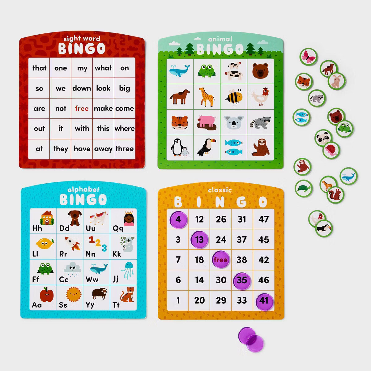 Family Bingo - Gigglescape™: Kids Classic Game, Includes Boards & Game Pieces, 1-6 Players, Age... | Target