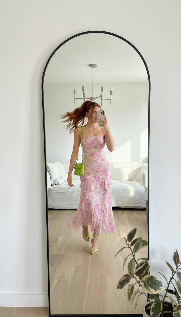 Obsessed with this pink and lime green spring wedding guest outfit 🌸💚

This pink floral maxi paired with lime green heels and a matching bag is perfect for spring weddings, garden ceremonies, and outdoor receptions. Such a fun and colorful spring wedding guest dress idea. 

 #LTKootd #LTKWedding