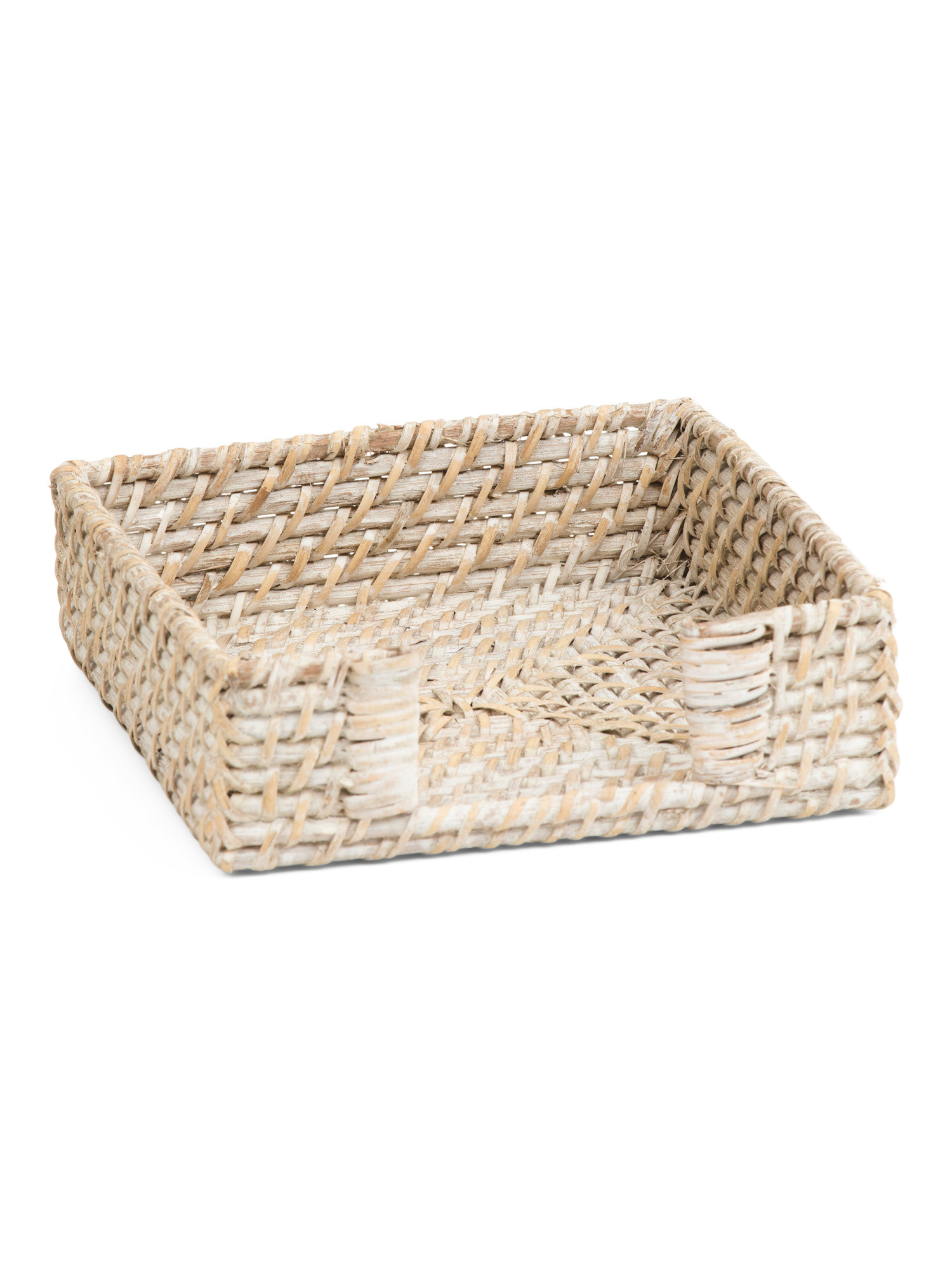 7x2.5 Square Rattan Napkin Holder | TJ Maxx