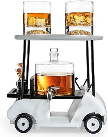 Golf Decanter Whiskey Decanter and Whiskey Glasses - The Wine Savant, Golf Gifts for Both Men & W... | Amazon (US)