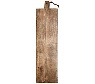 Foreside Home & Garden Carved Wood Oversized Cu tting Board | QVC