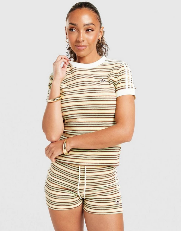 adidas Originals Towel Stripe Slim T-Shirt | JD Sports (UK)