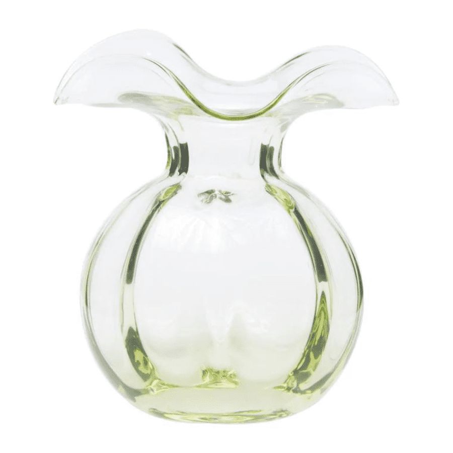 Hibiscus Glass Green Bud Vase | Gwynn's