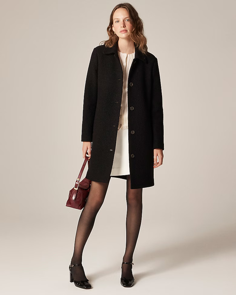 Car coat in Italian boiled wool | J. Crew US