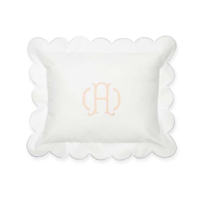 Baby Boudoir Scalloped Pillow | Mark and Graham