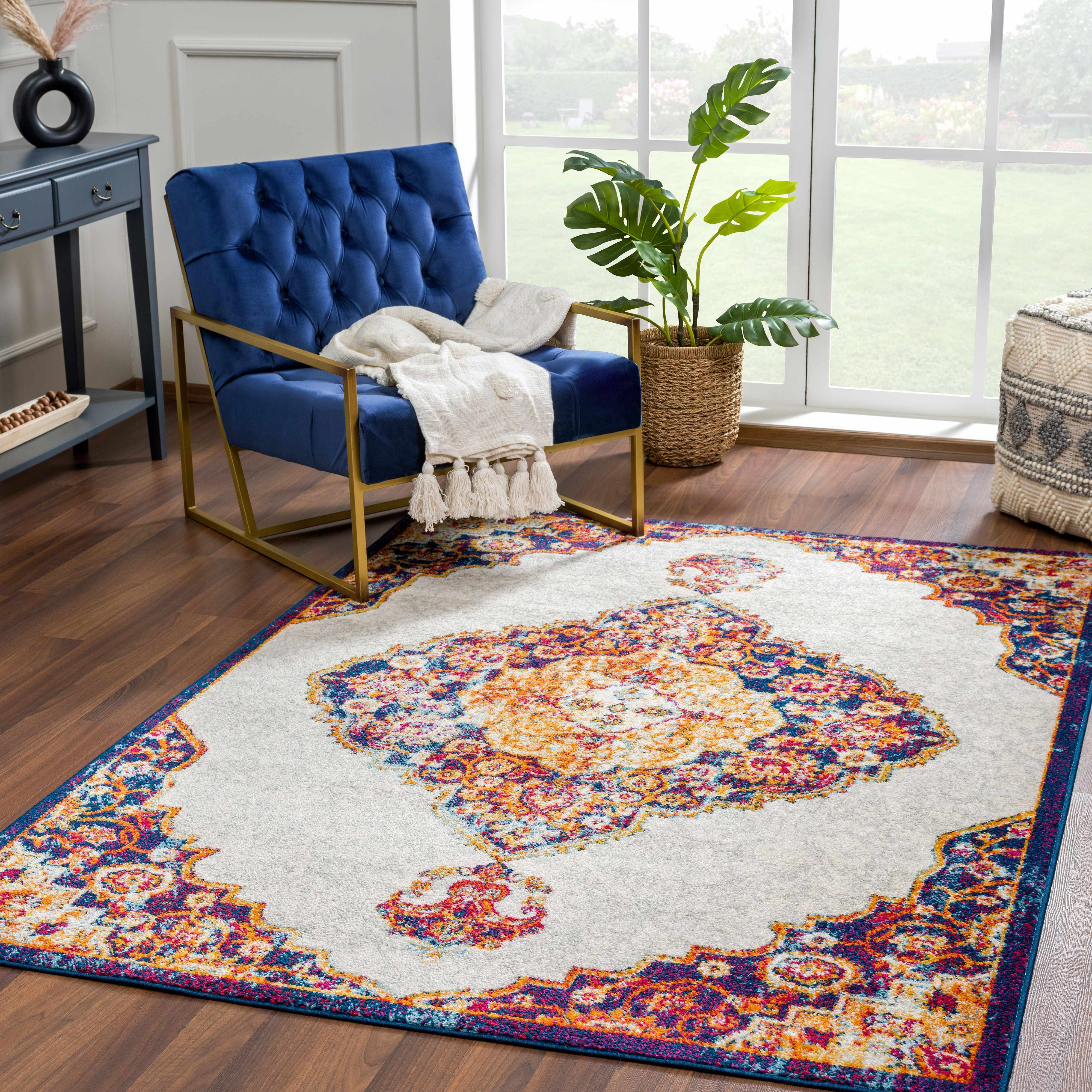 Istanbul Orange Area Rug | Boutique Rugs