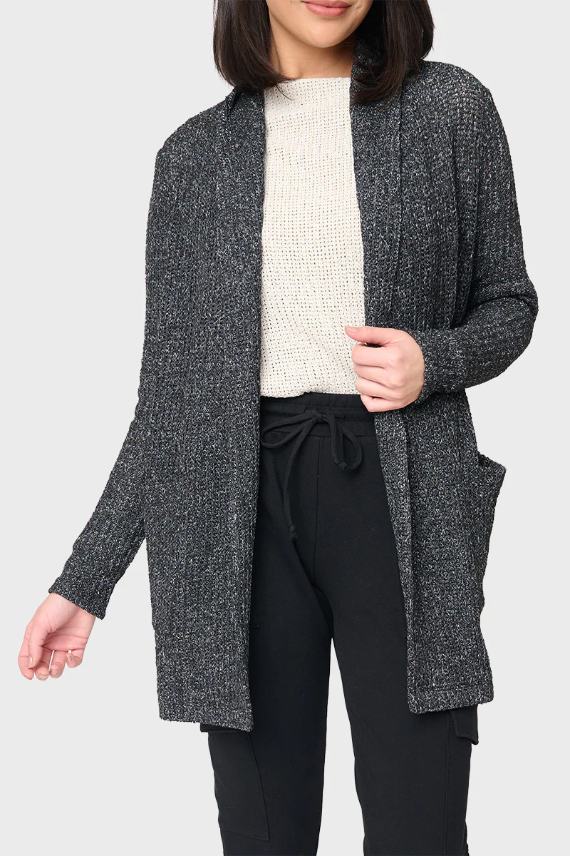 Shawl Collar Long Cardigan | Gibson