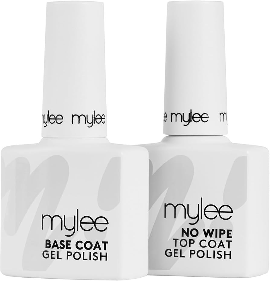 Mylee Nail Gel Polish Top & Base Coat, UV/LED Soak-Off Nail Art Manicure Pedicure for Salon & Hom... | Amazon (UK)