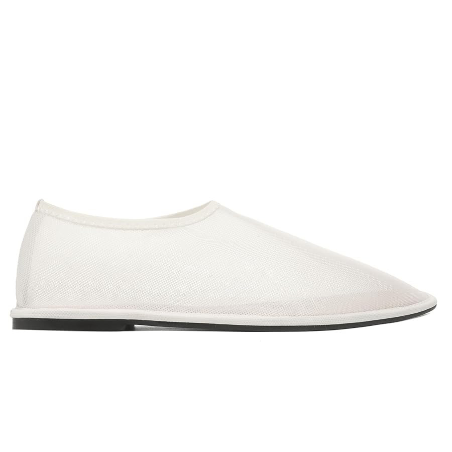 Mesh Sock Ballet Flats for Women Nylon Tulle Slip on Mary Jane Flats Sheer Comfortable Casual Dre... | Amazon (US)