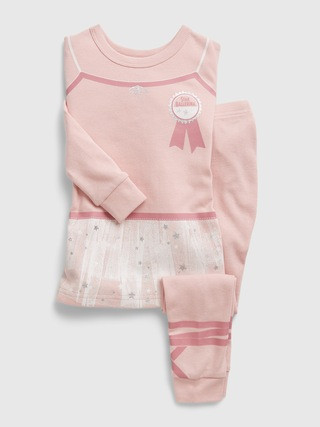 babyGap 100% Organic Cotton Ballerina Graphic PJ Set | Gap (US)