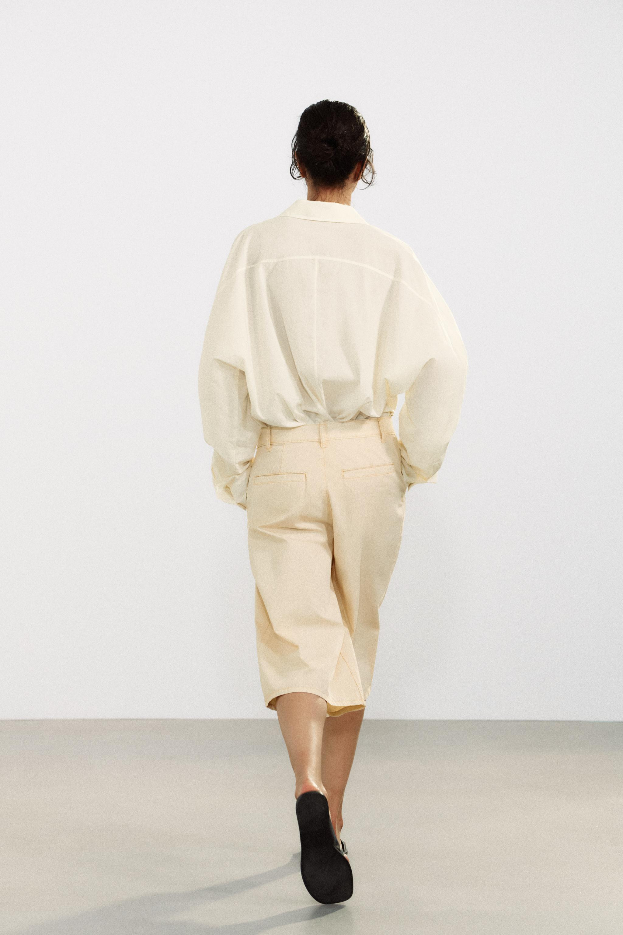 JORTS BERMUDA SHORTS WITH DARTS | Zara UK