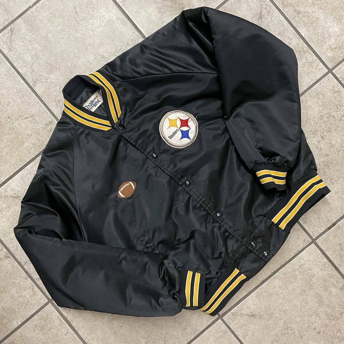 Vintage Chalk Line Pittsburgh Steelers Spellout L RARE | eBay US