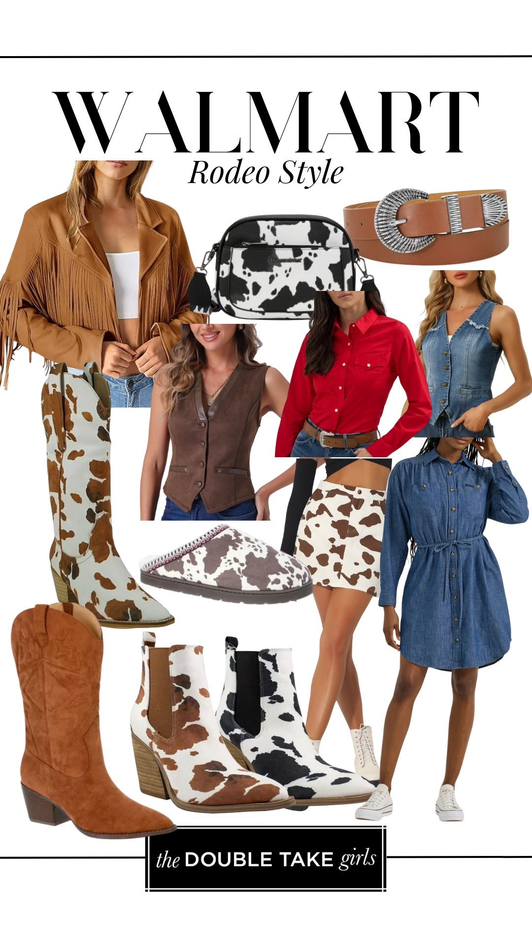 #WalmartPartner 🐴 We have the cutest new @walmart rodeo outfits to share with y’all today! 🛍️Comment OUTFIT LINKS to shop everything shown! From tops and skirts to jeans and boots - today’s @walmartfashion reel has a so many fun mix and match items! ⭐️Even these boots are from Walmart! Tag a friend that would love these rodeo finds! ♥️ We can’t wait to hear which looks you all like best! ~ L & W 

@shop.LTK #liketkit https://liketk.it/5p2f4
#walmartfashion #walmart #walmartfinds #walmartstyle #cowgirlootd #rodeo #rodeostyle #rodeooutfit #affordablefashion 