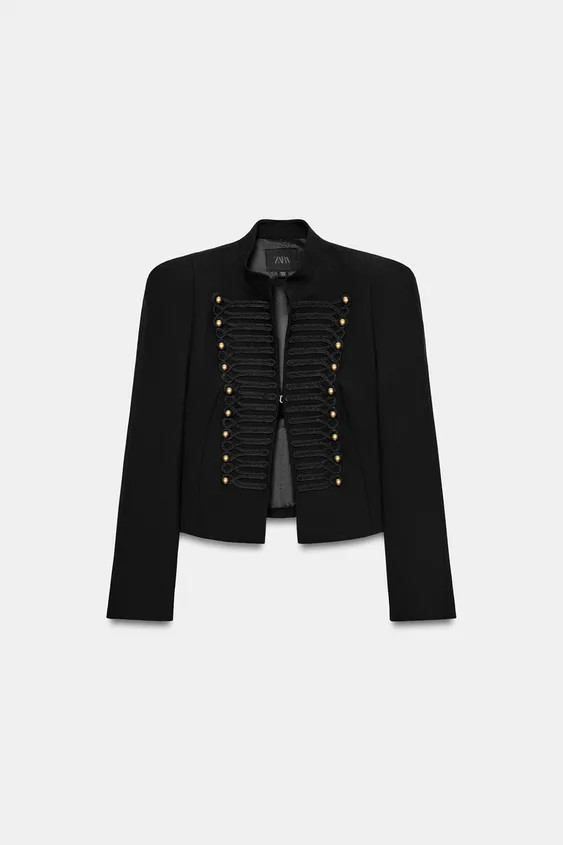 TAILORED BLAZER WITH SHOULDER PADS | Zara UK