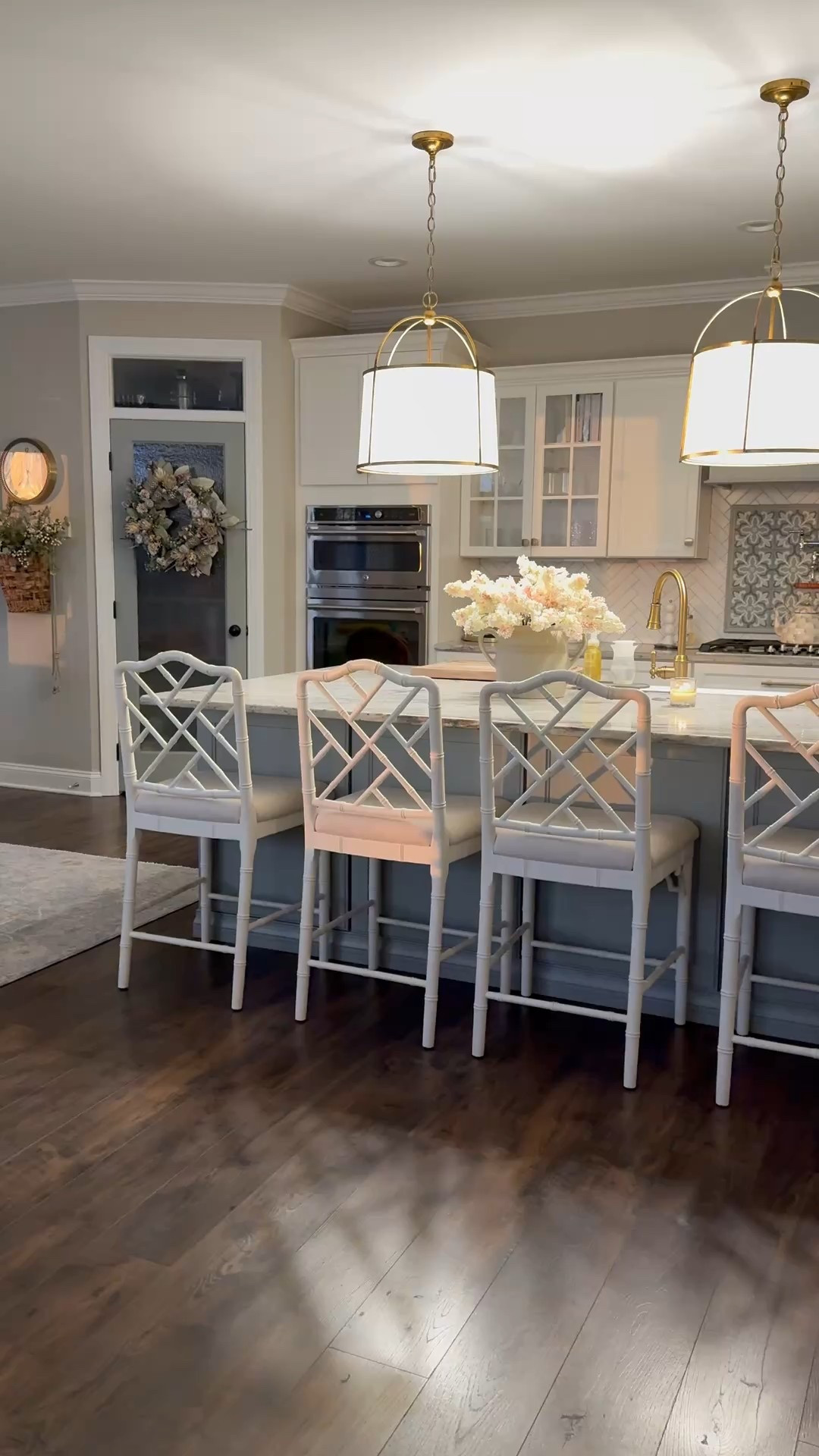 Linking our barstools which I love and have held up so well! The fabric is easy to clean with my portable upholstery machine (linked). Also linking our gorgeous kitchen island light fixtures / pendants and more! 

#LTKHome