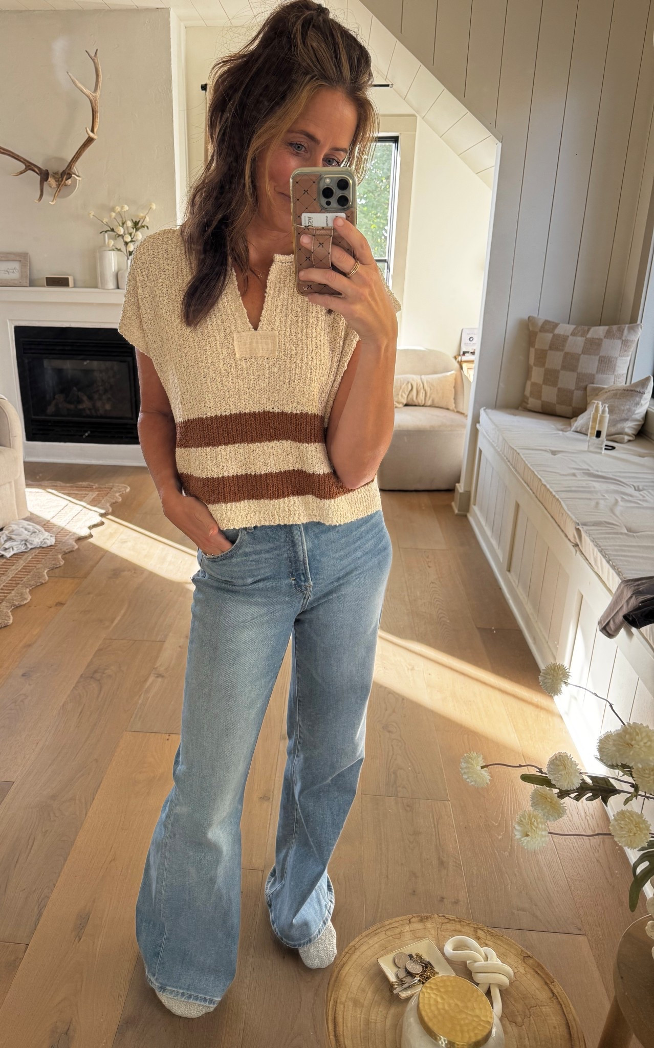 Love my Carly Jean! Sweater is size small and jeans are size 5. I’m 5’9” and 140lbs for reference. 

#LTKTall #LTKStyleTip