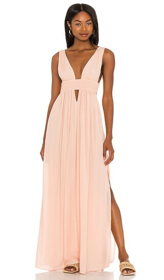 Anjeli Maxi Dress in Petal | Revolve Clothing (Global)