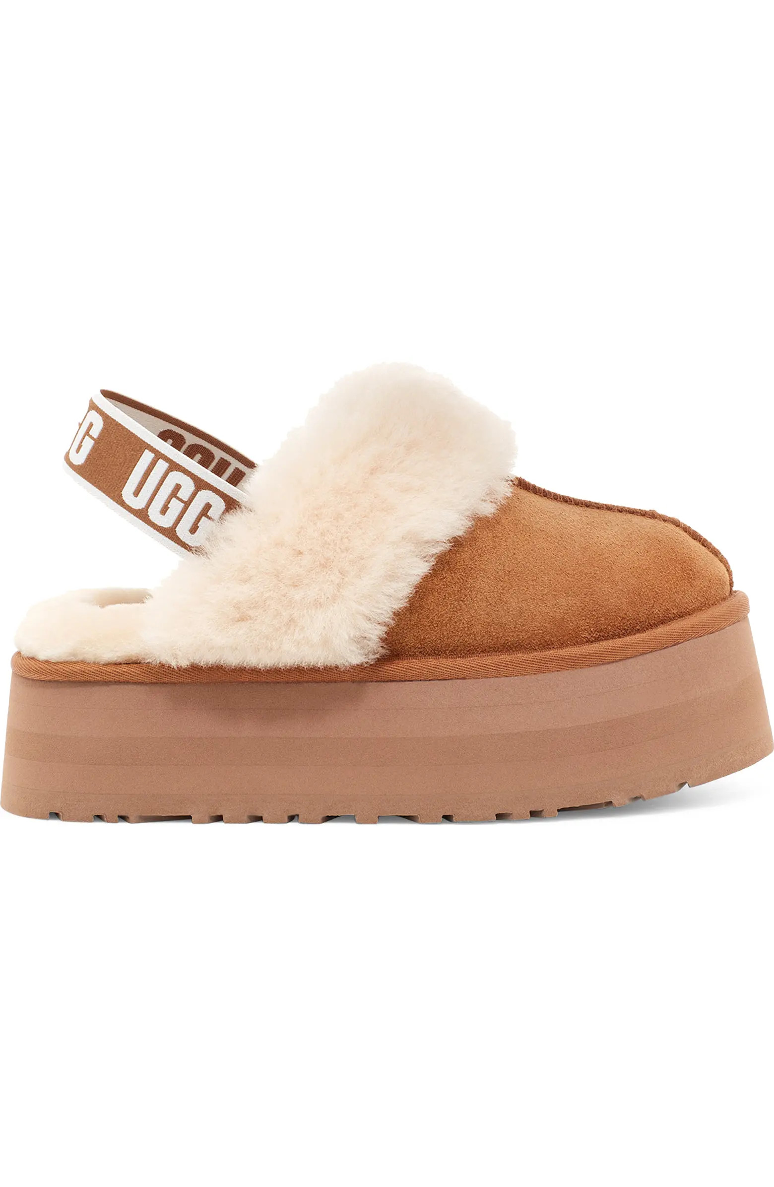 UGG® Funkette Genuine Shearling Slipper (Women) | Nordstrom | Nordstrom