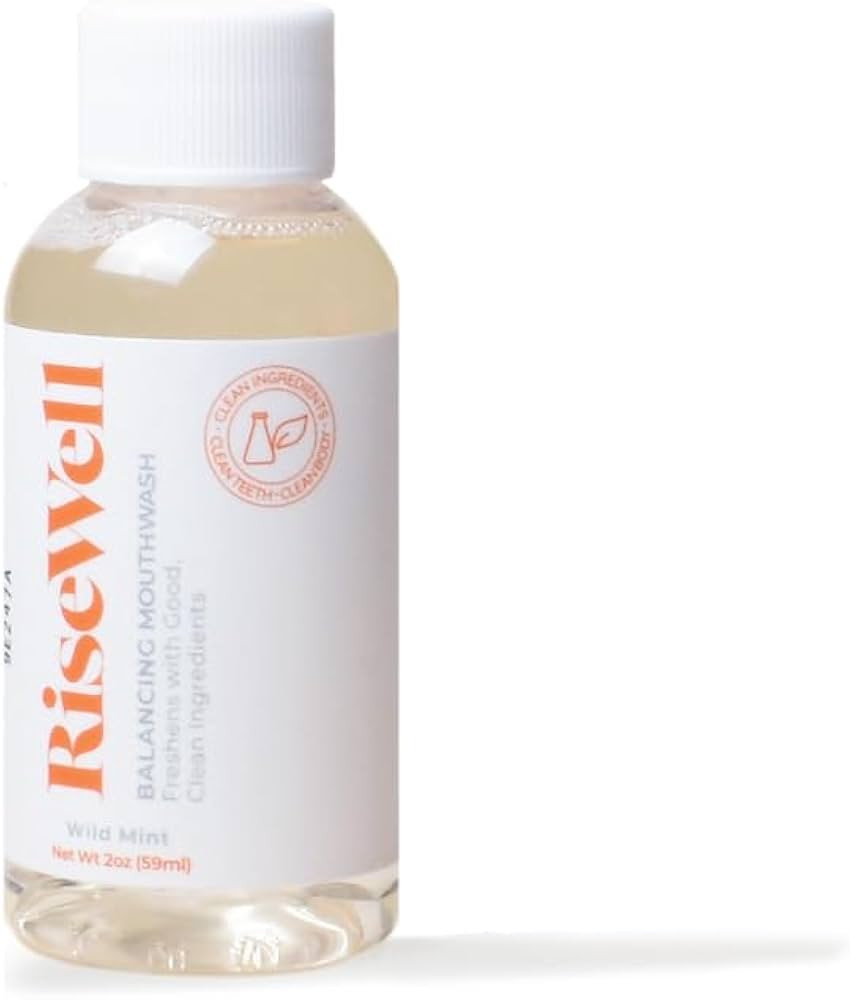 RiseWell Balancing Travel Size Mouthwash - pH Balanced Natural Mouthwash On The Go - Dentist Deve... | Amazon (US)