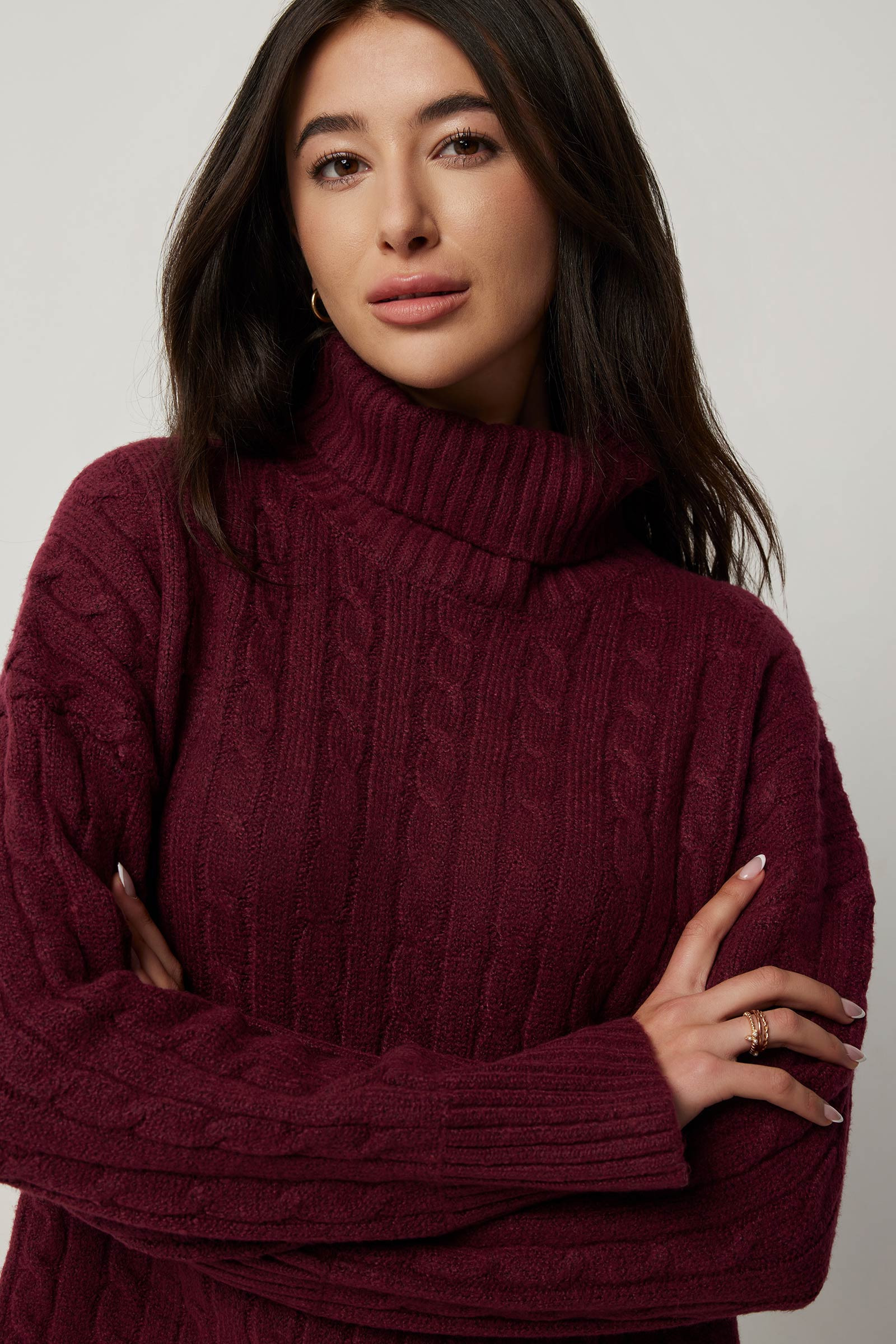 Cable Knit Turtleneck | Ardene