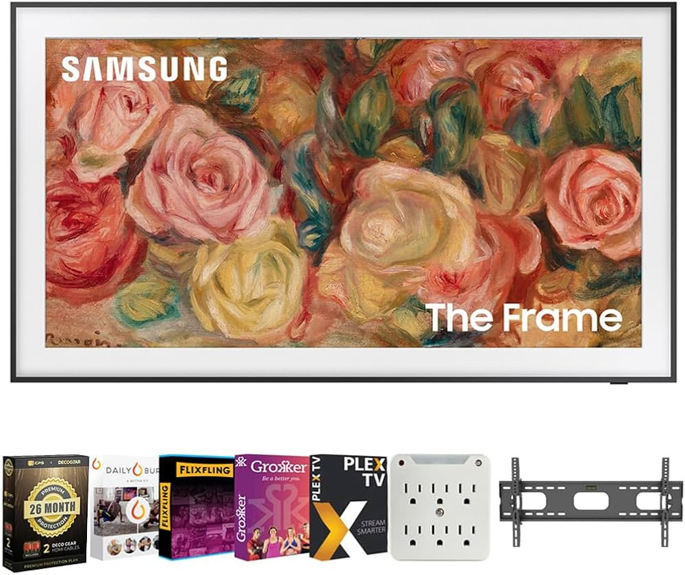 SAMSUNG QN50LS03DA 50 inch The Frame QLED 4K Smart TV (2024) with Premiere Movie Streaming Packag... | Amazon (US)