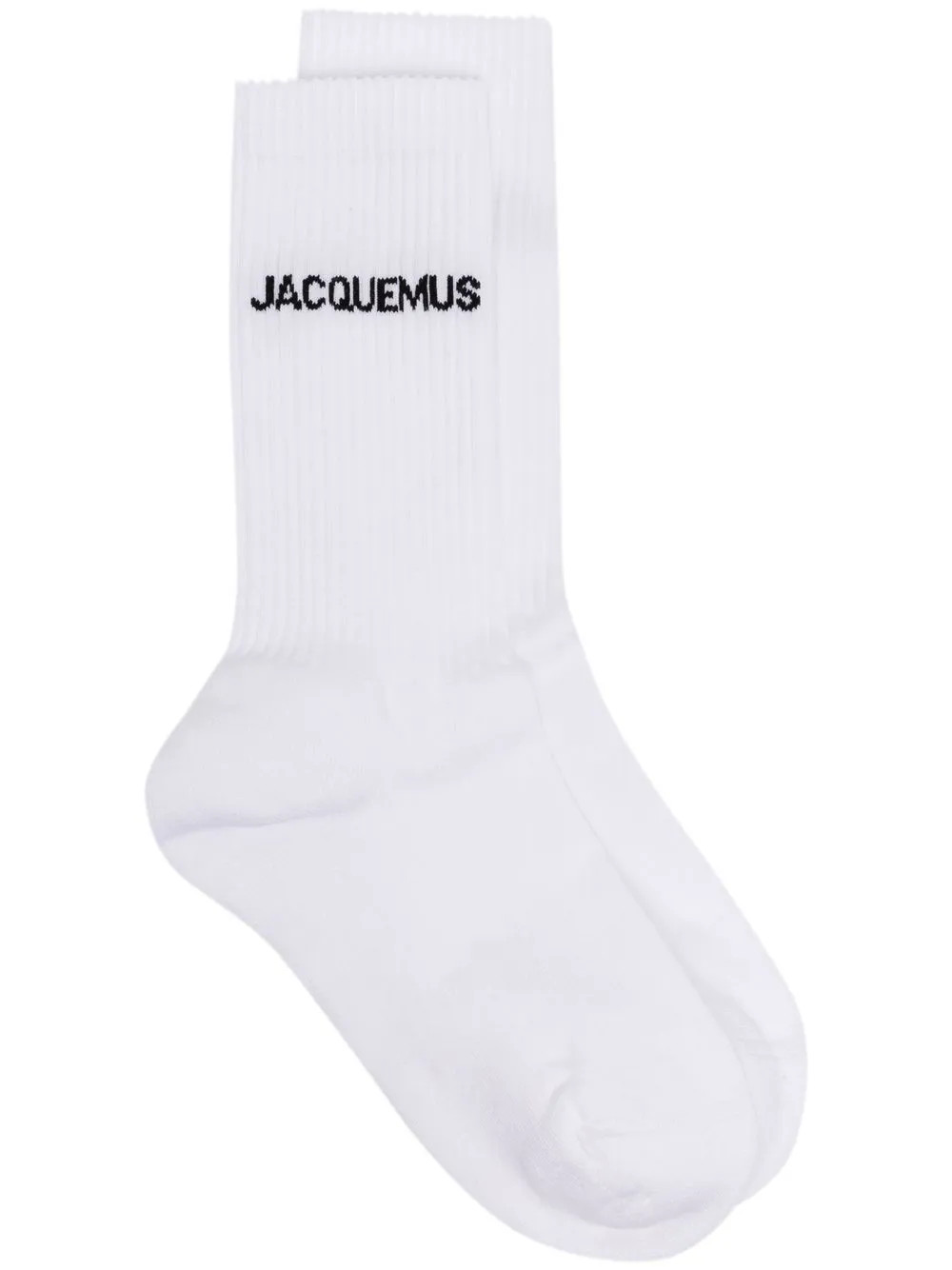 logo-jacquard ribbed socks | Farfetch Global