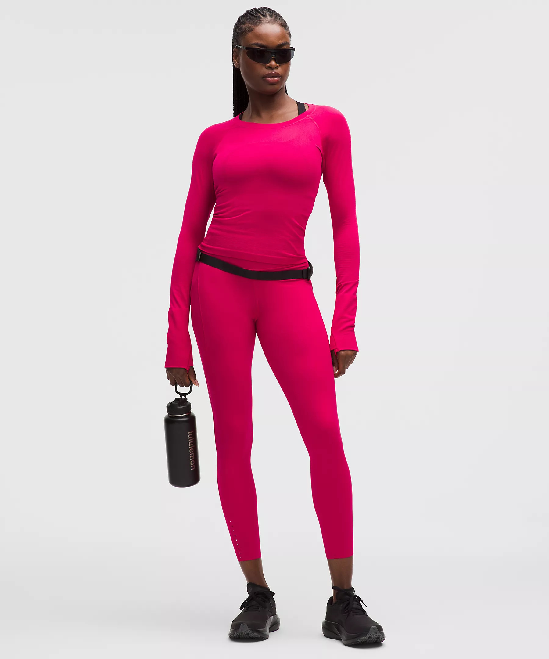 Women's ClothesShirtsLong Sleeve ShirtsTRENDINGSwiftly Tech Long-Sleeve Shirt 2.0 Waist Length$78... | Lululemon (US)