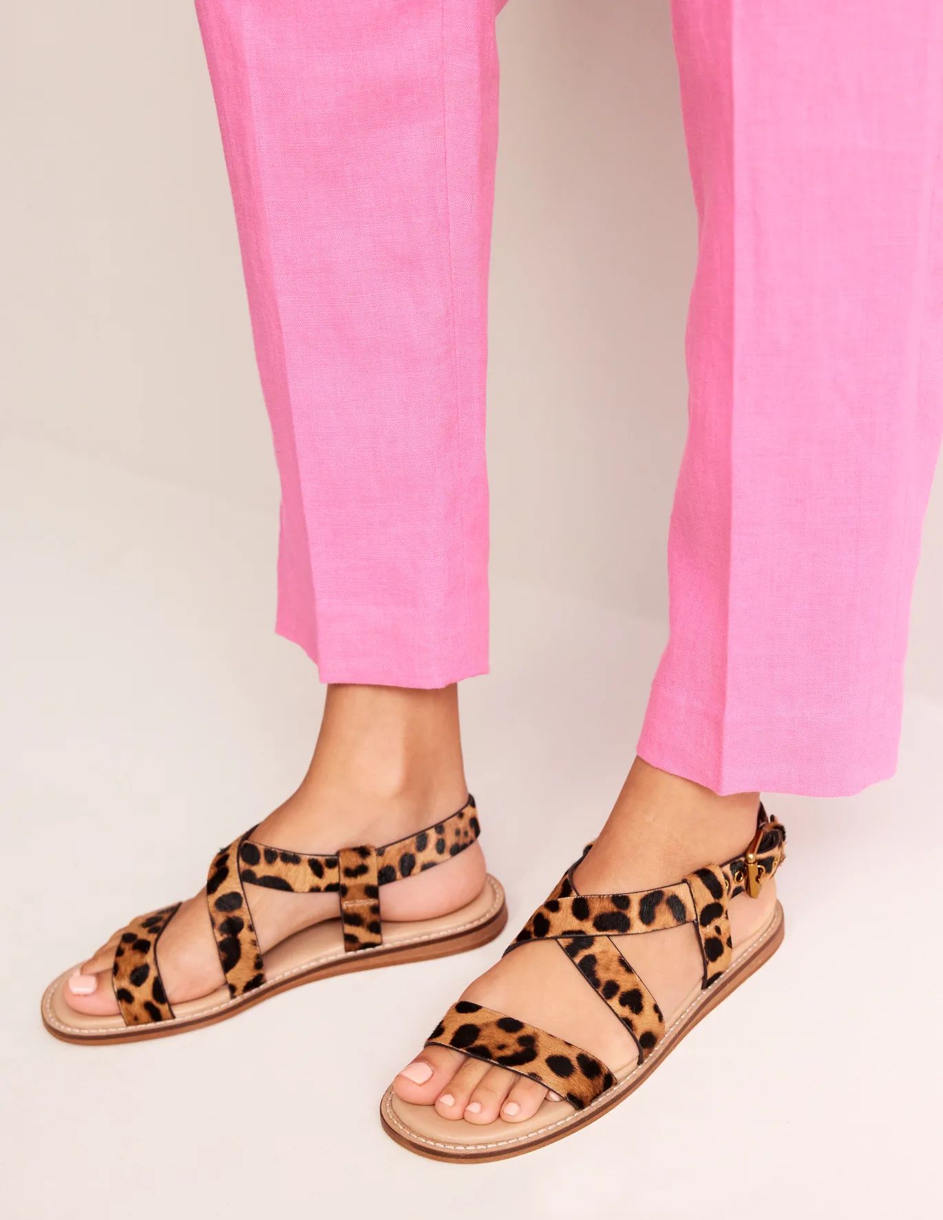 Cross Strap Flat Sandals | Boden (US)