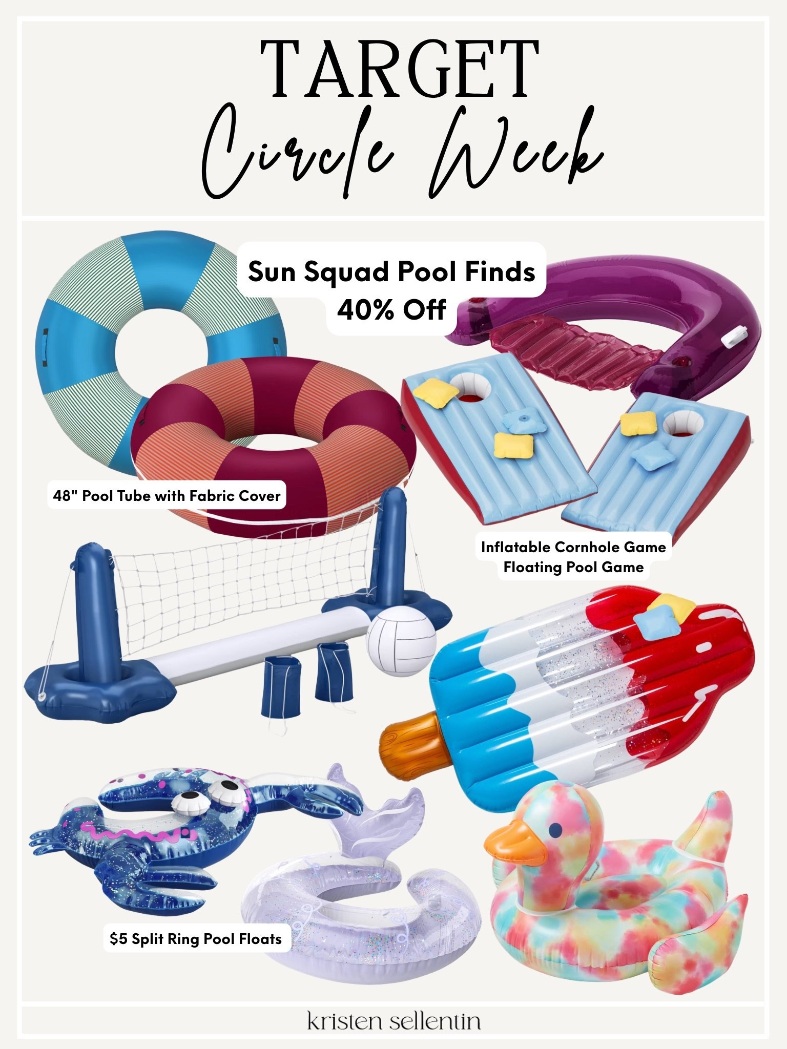 Sun Squad pool finds 40% off during @Target Circle Week! Sale ends Friday!

#LTKmomlife #LTKSeasonal #LTKSaleAlert