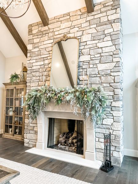 I love a beautiful garland to decorate a mantel for the holidays!🎄

#LTKhome #LTKHoliday #LTKSeasonal
