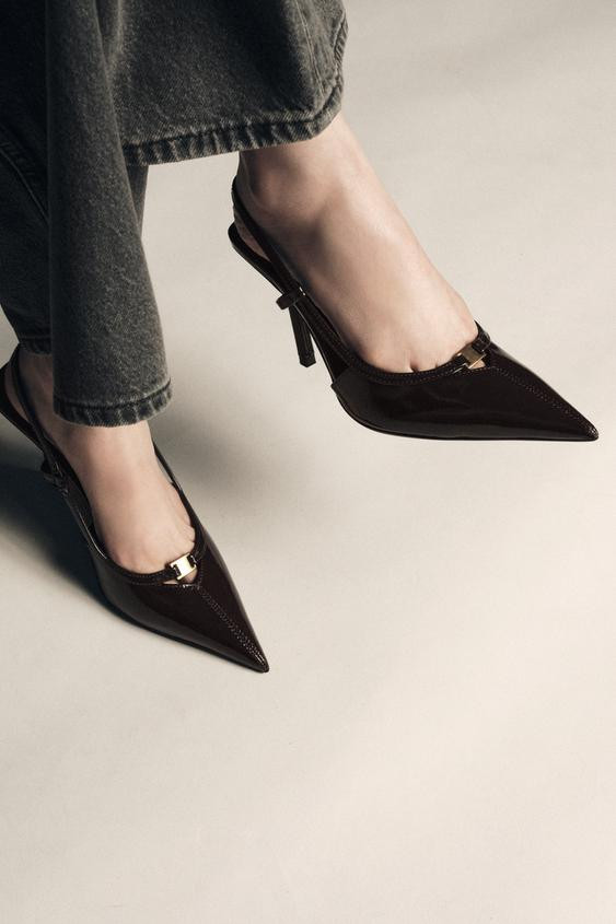 POINTED TOE SLINGBACKS | Zara Canada