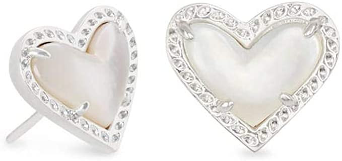 Kendra Scott Ari Heart Stud Earrings for Women, Fashion Jewelry | Amazon (US)