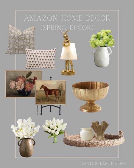 Amazon spring home decor. Faux spring florals, faux tulips, faux cherry blossom stems, Easter decor , spring pillow covers, vases, home decor 

#LTKSeasonal #LTKsalealert #LTKhome