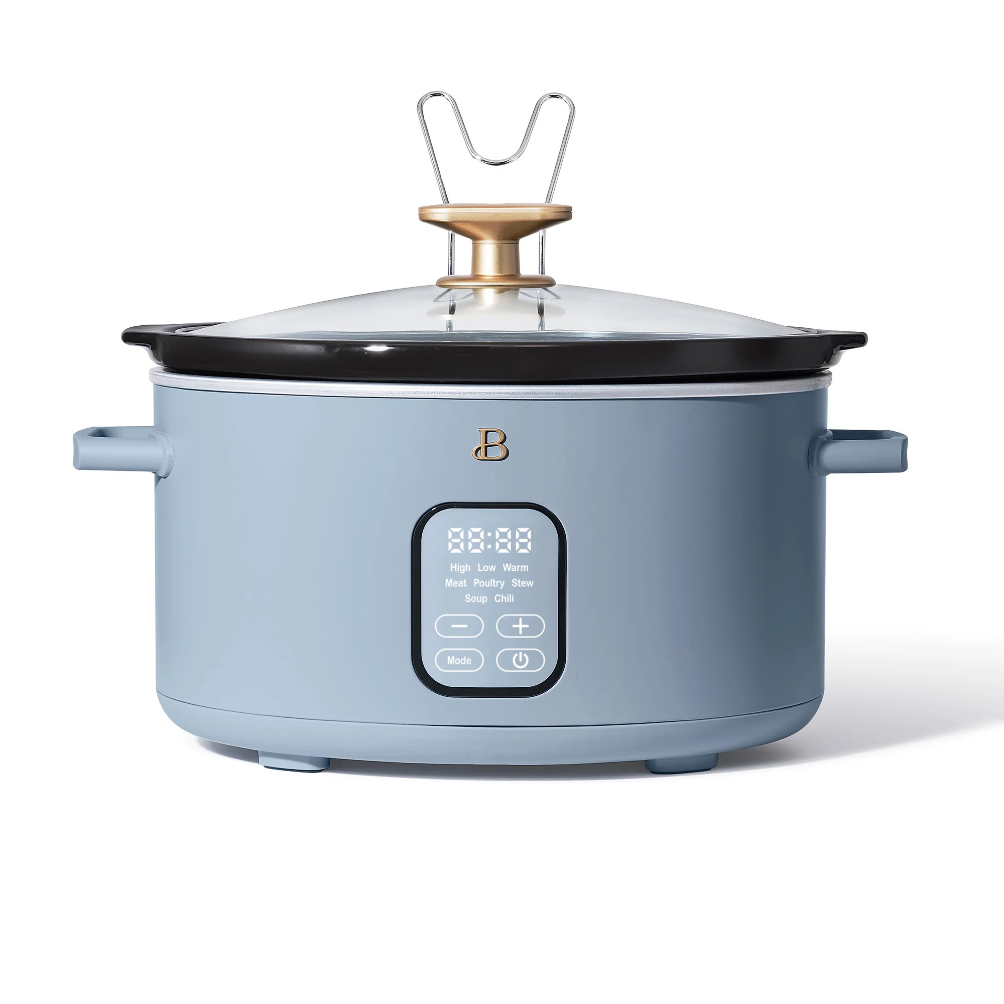 Beautiful 6 Qt Programmable Slow Cooker, Cornflower Blue by Drew Barrymore - Walmart.com | Walmart (US)