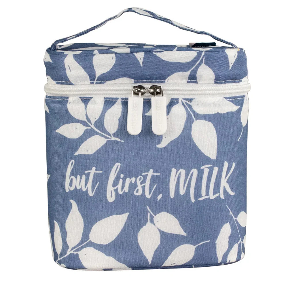 Boho Insulated Bottle Bag, But First, Milk | SpearmintLOVE