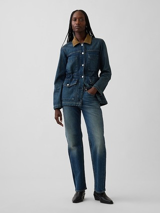 Mid Rise Relaxed Straight Jeans | Gap (US)
