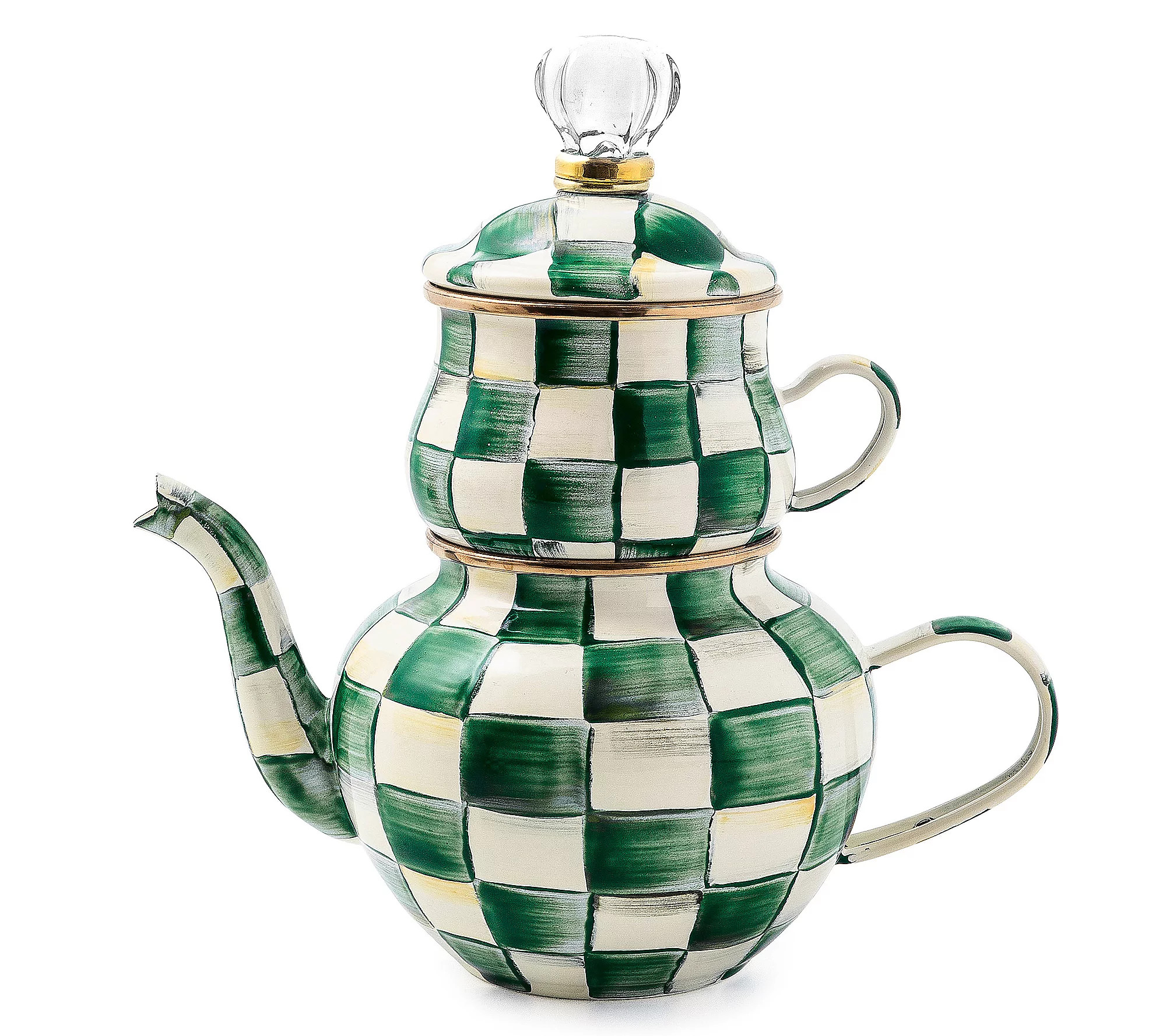 MacKenzie-Childs Check High Tea | QVC