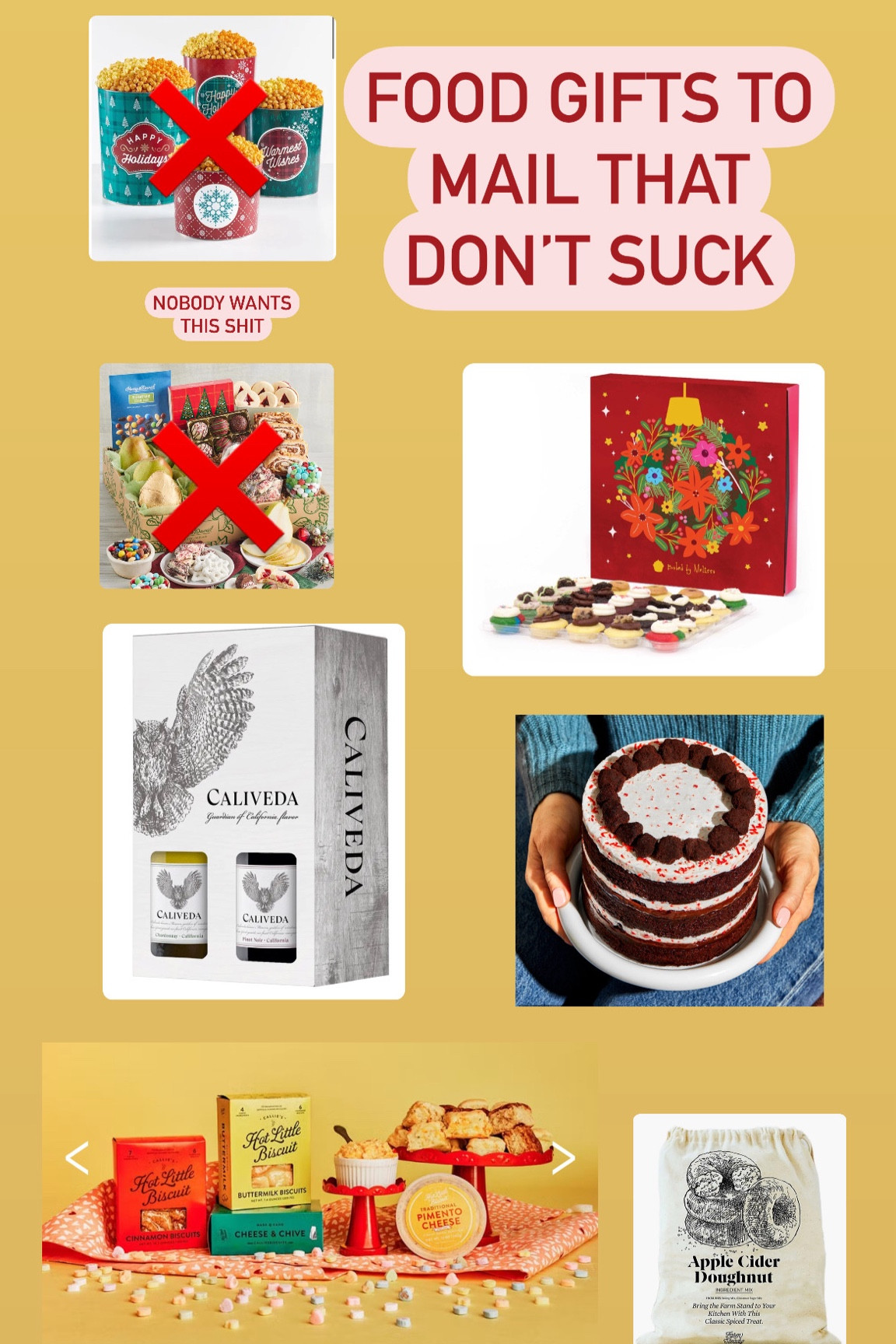 Pls skip the god awful popcorn tins if you have to mail gifts to family, friends, or clients 

#LTKGiftGuide #LTKHoliday #LTKfindsunder100