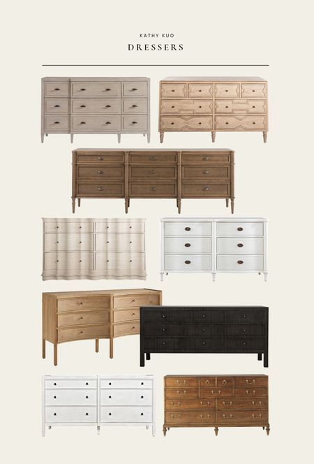 Heirloom quality (vintage looking) dressers from Kathy Kuo… these are my top picks! 

#LTKhome